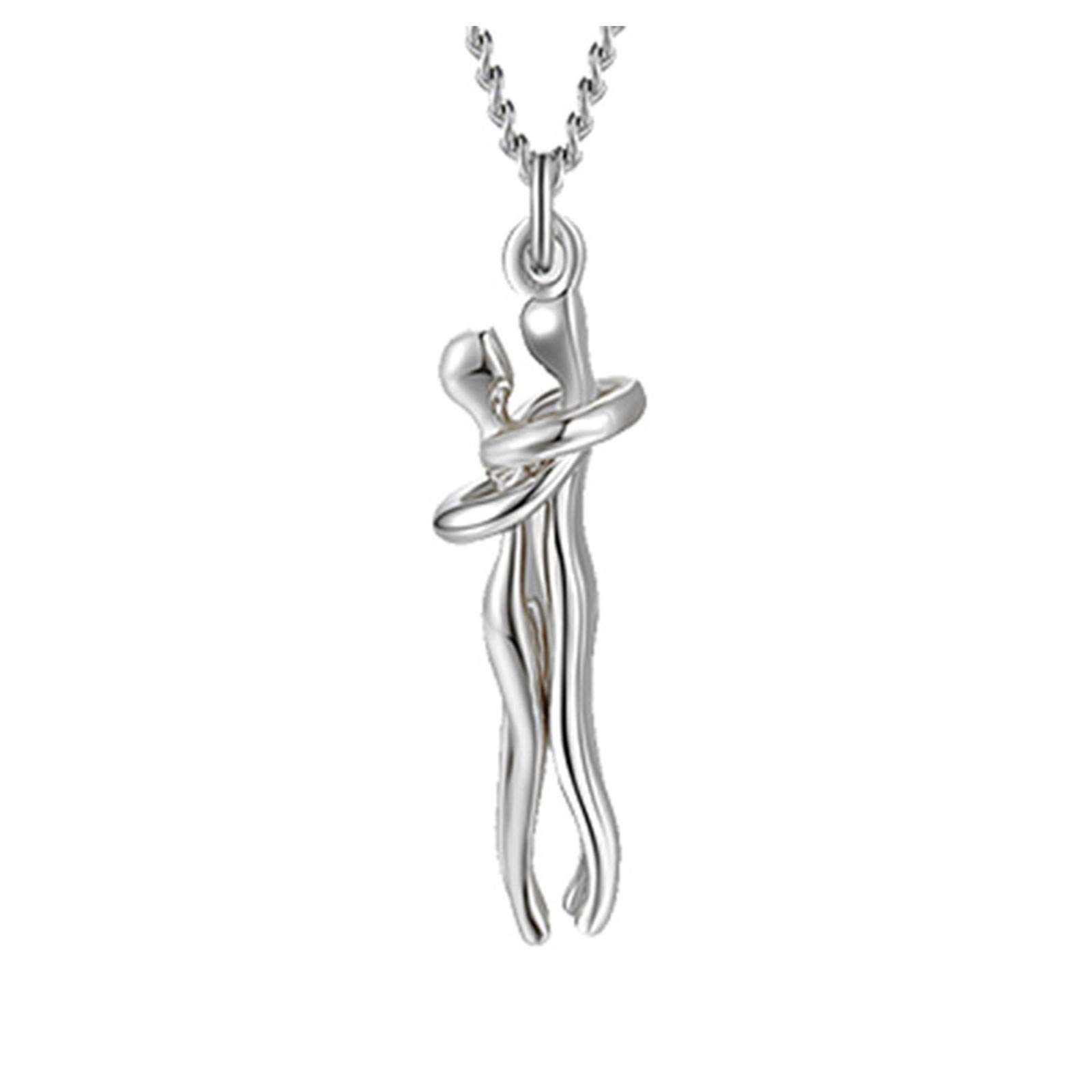 Guardians Gemstone Necklace - Silver Plated Clavicle Chain with Created Stone Pendant, Dainty Long Necklace for Women, Elegant Jewelry Gift for Mother’s Day, Birthday, Anniversary | Perfect for Daily Wear, Date Night & Special Occasions