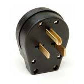 220VAC Right Angle Male Plug 6-50P - Heavy Duty Direct Wire Connector for Industrial Equipment, Welding Machines & Power Tools