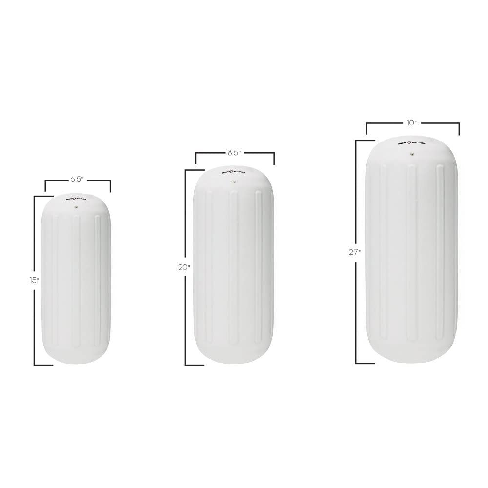 Extreme Max 3006.7297.4 BoatTector HTM Inflatable Fender 4-Pack - 6.5