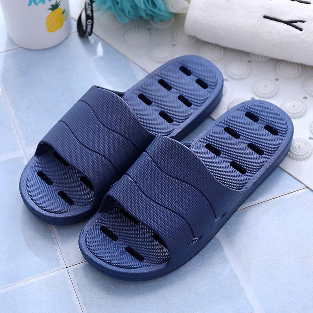 FINLEOO Quick-Drying Shower Sandals for Men & Women - Non-Slip Bathroom Slippers with Drainage Holes, Soft Sole Open-Toe Design - Perfect for Gym, Spa, Pool & Home Use