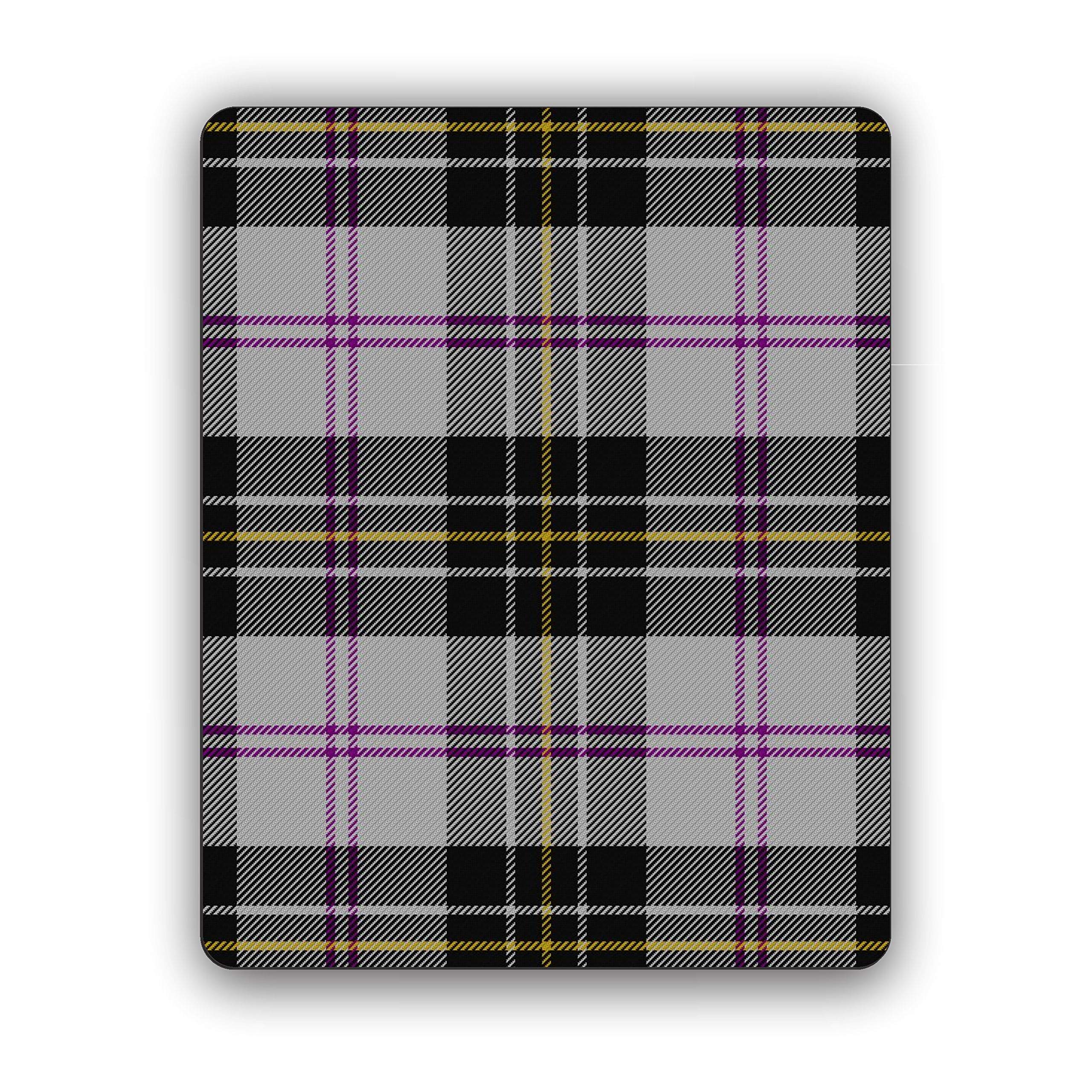 MacPherson Scottish Clan Tartan Crest Mouse Pad - Non-Slip Rubber Base for Office & Gaming Desks | Perfect for Work, Home, and Gaming Setups