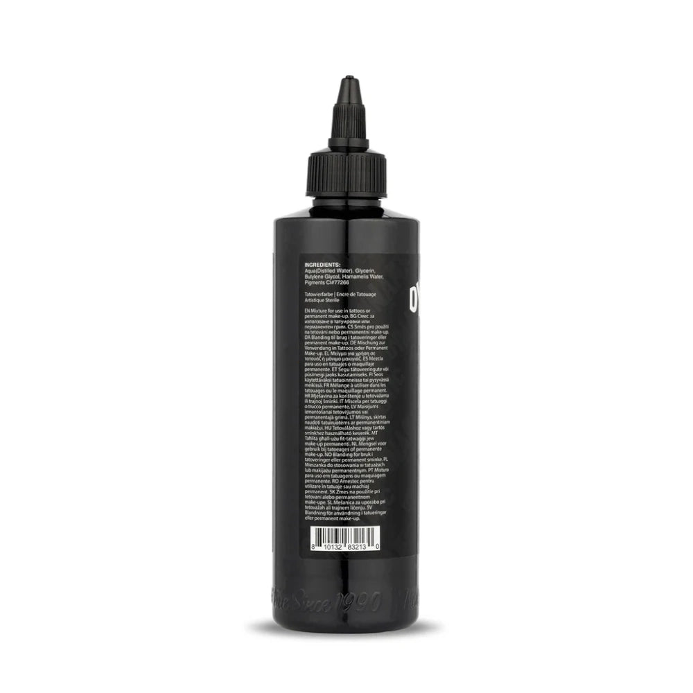 BLKout Professional Dynamic Tattoo Ink - 8oz Bottle for Vibrant, Long-Lasting Tattoos - Ideal for Tattoo Artists & Body Art Professionals
