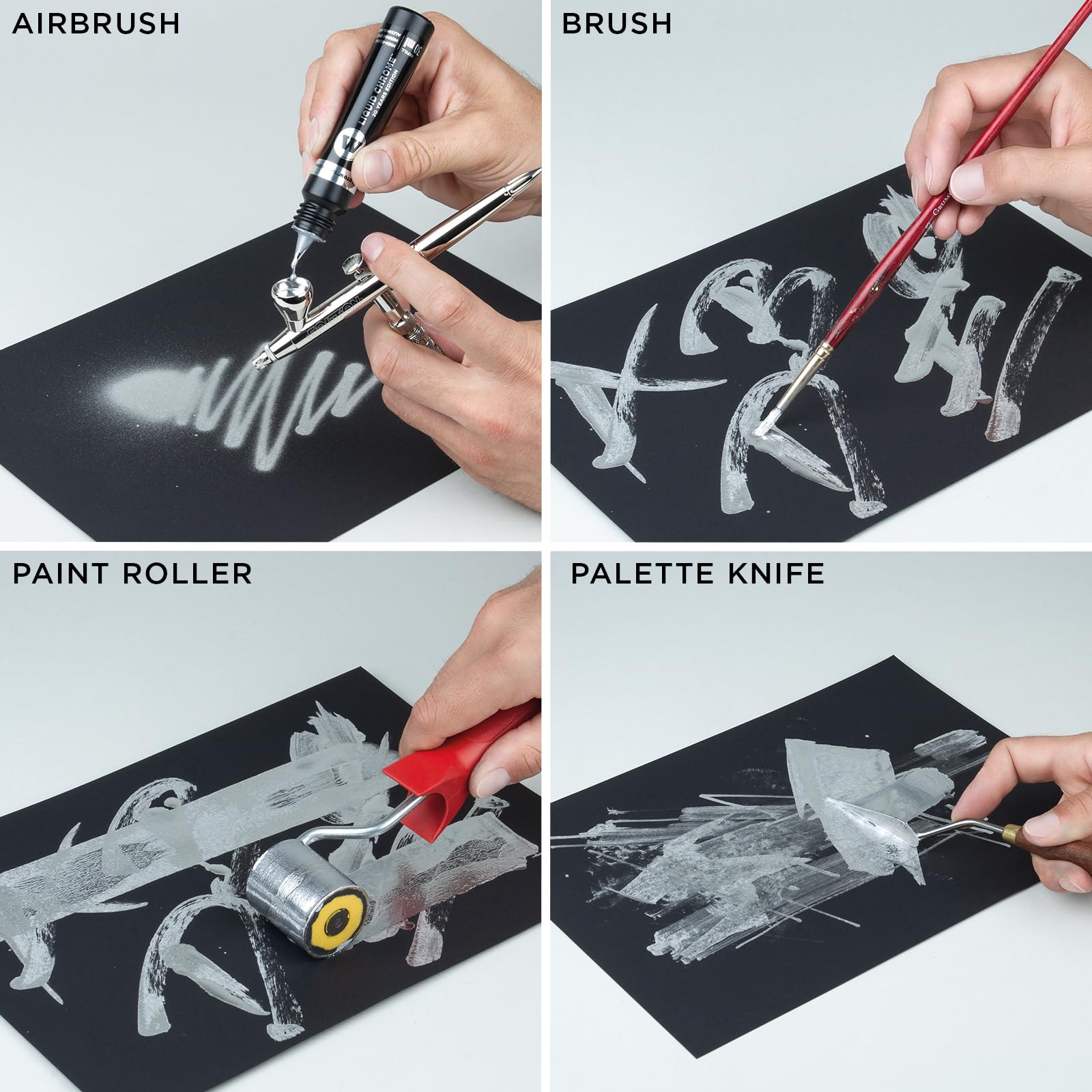 Molotow Liquid Chrome Marker Set - 3 Pack with 2mm Tip & Special Mirror Effect Ink for Metallic Shine | Ideal for DIY Crafts, Automotive Detailing, and Art Projects