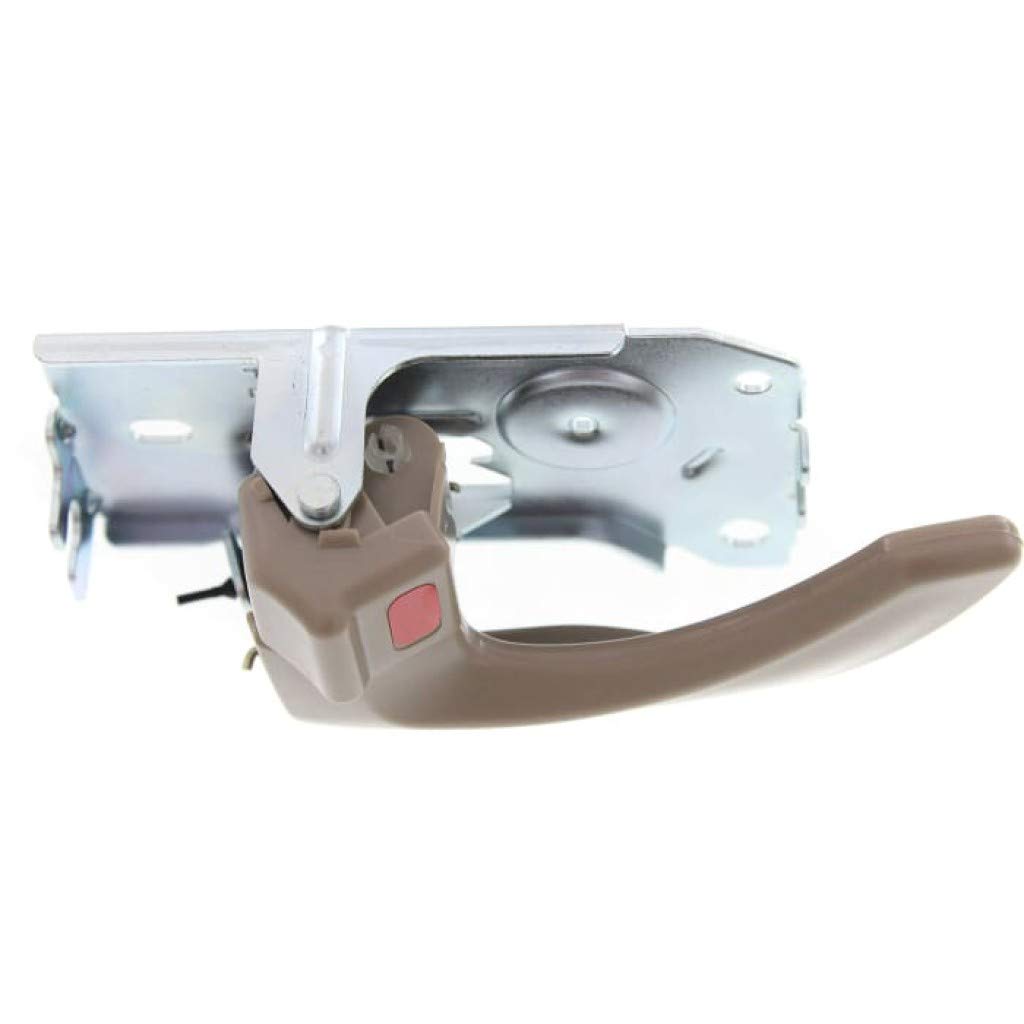 KarParts360 Replacement Interior Door Handle for 2003-2009 Kia Sorento - Front Driver Side Beige with Door Lock Button (EX Trim) | Perfect for DIY Car Repairs & Interior Upgrades