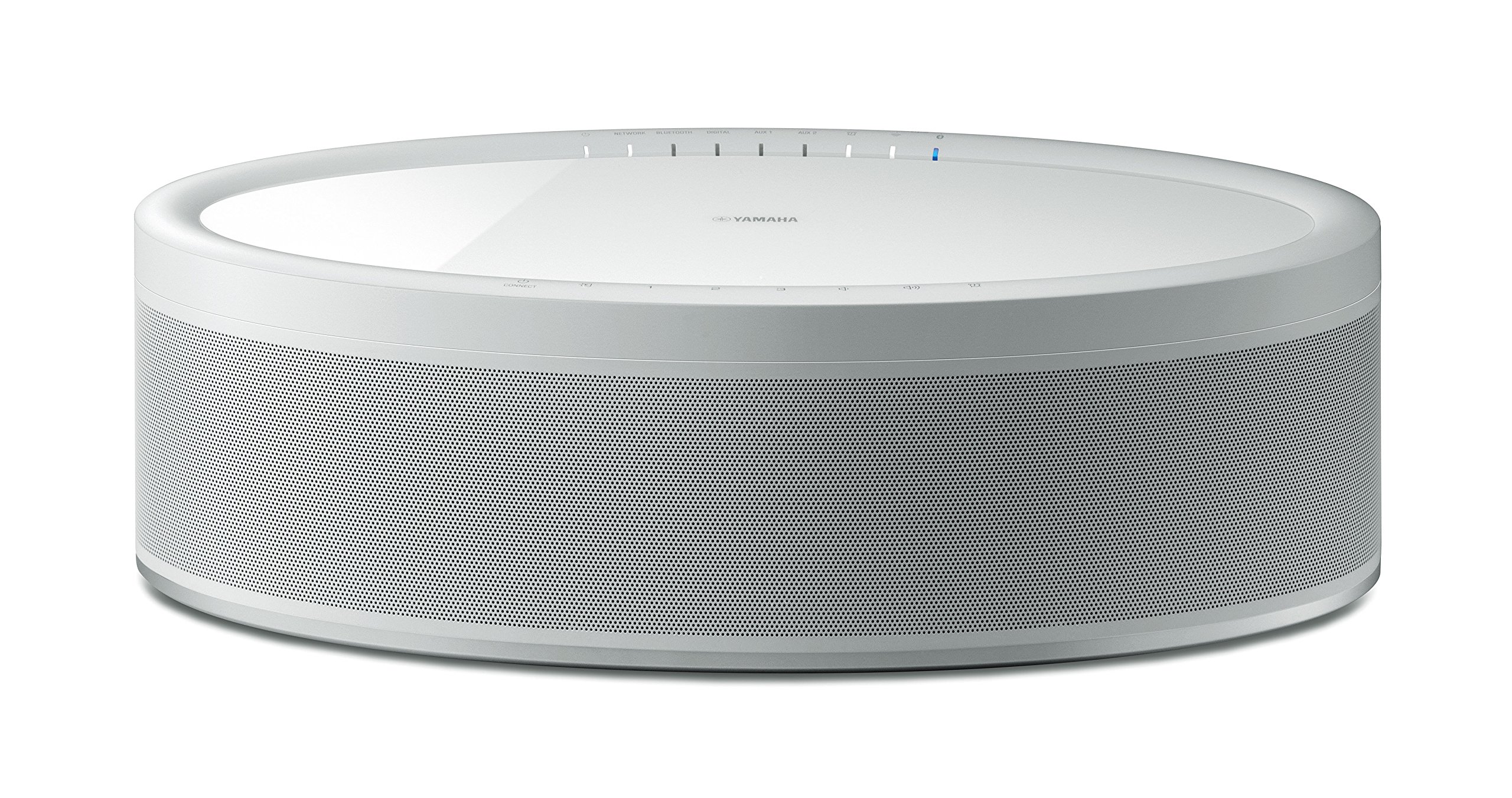 YAMAHA MusicCast 50 Wireless Bluetooth Speaker - Alexa Compatible with Multi-Room Audio, Built-In Streaming & Hi-Fi Sound - White | Perfect for Home Theater, Parties & Outdoor Entertainment