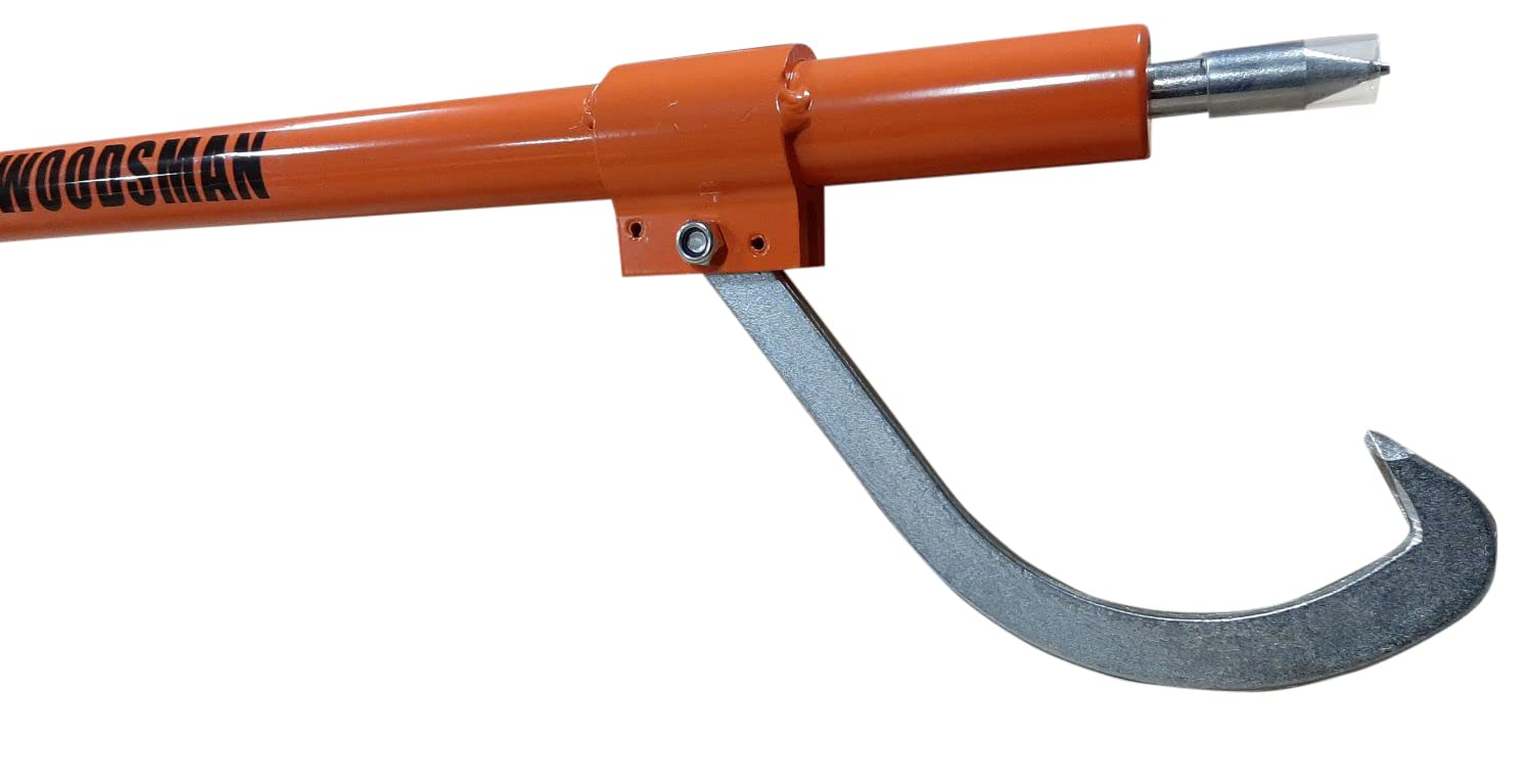60 Inch Aluminum Peavey Hook - Lightweight Yet Stronger Than Steel - Perfect for Logging, Forestry, and Heavy-Duty Material Handling