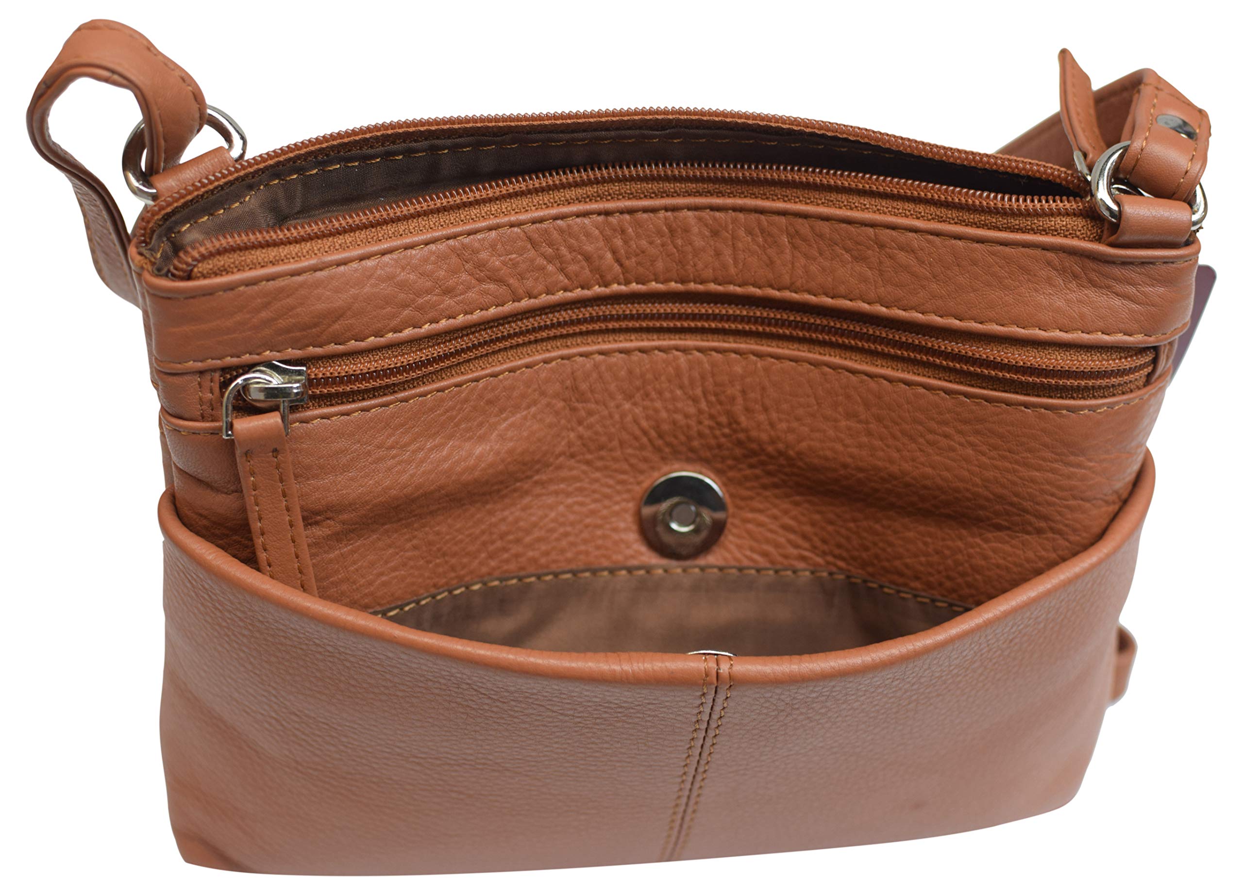 Premium Women's Leather Crossbody Shoulder Bag - Luxury Handbag Purse for Ladies - Perfect for Work, Travel & Everyday Use