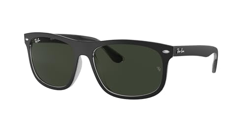 Black on Transparent/Dark Green