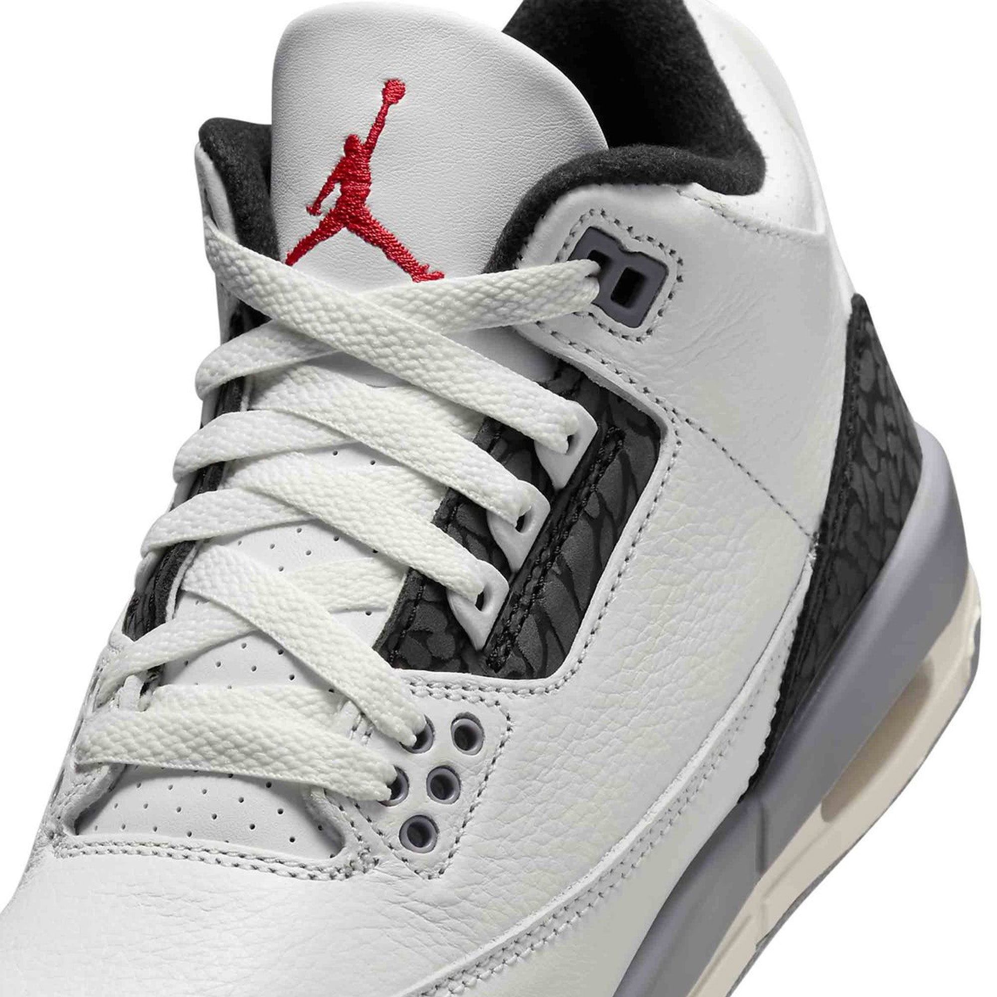 Air Jordan 3 Retro 'Cement Grey' GS Sneakers (2024) - Men's Basketball Shoes for Casual Wear & Street Fashion
