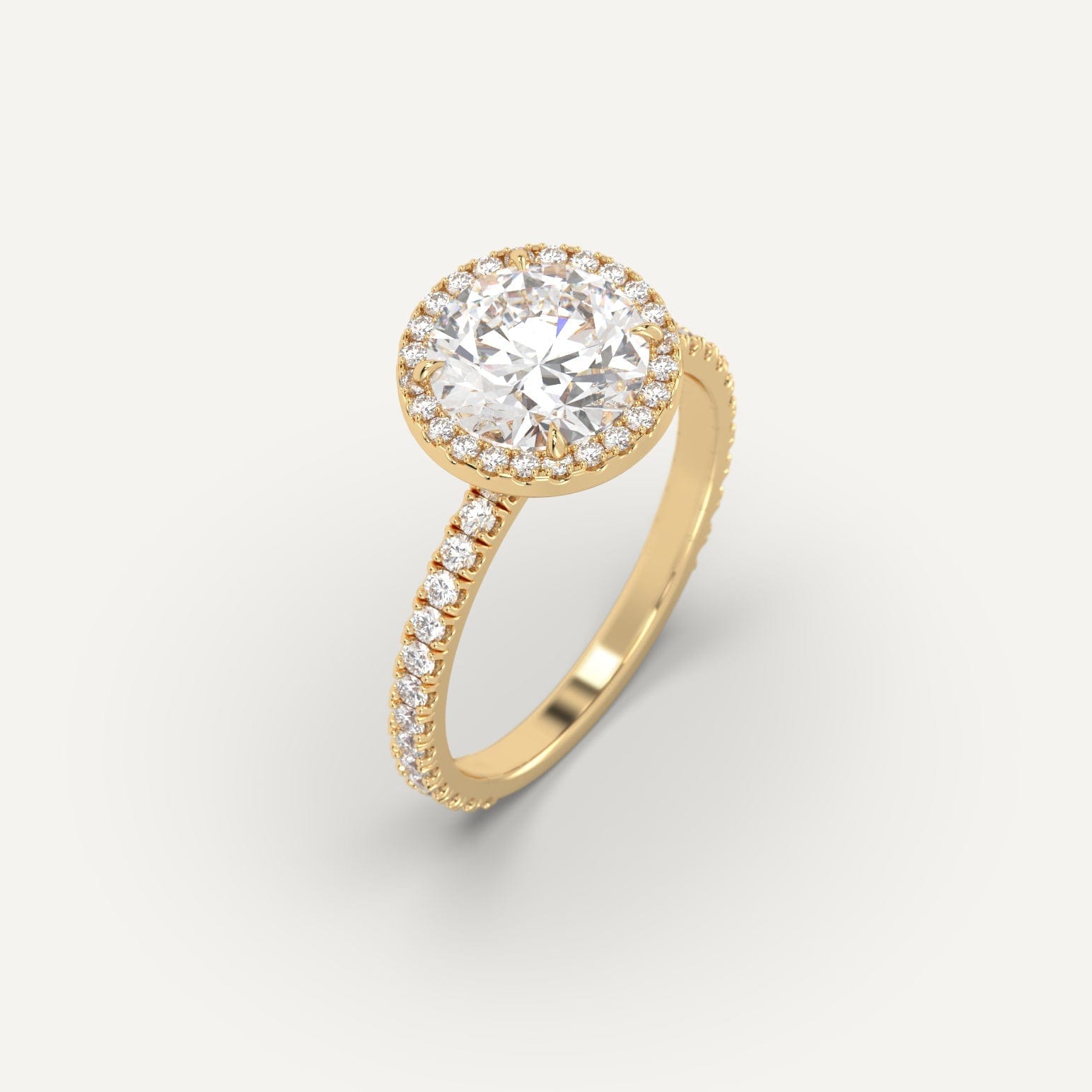 2 Carat Round Cut Diamond Ring - 14K White Gold Solitaire Engagement Ring for Women | Perfect for Proposals, Weddings & Anniversaries