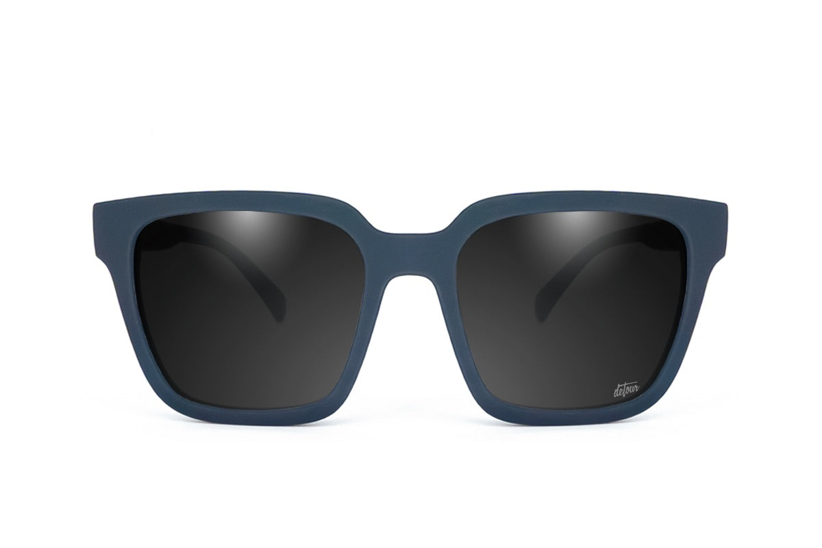 Cove Midnight Blue & Jet Black Polarized Sunglasses - UV Protection, Lightweight & Stylish for Outdoor Activities, Driving, and Beach Vacations