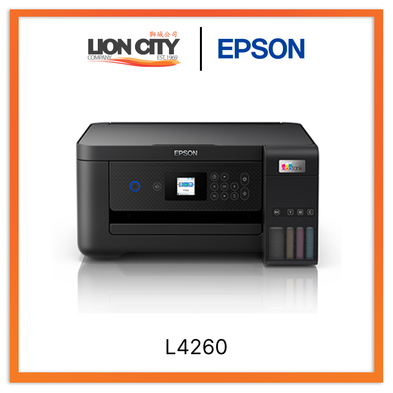 Epson EcoTank L4260 Wireless All-in-One Ink Tank Printer with Wi-Fi, Duplex Printing & Scanner - Perfect for Home Office, Small Business & School Projects