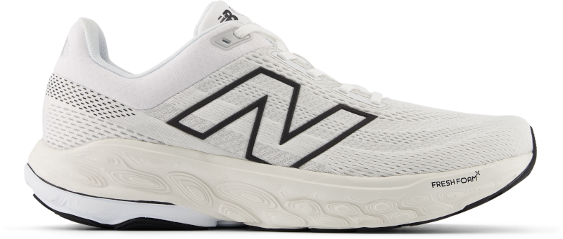New Balance Men's Fresh Foam X 860v14 Wide Running Shoes in White - Comfortable Athletic Sneakers for Jogging, Gym Workouts & Daily Wear