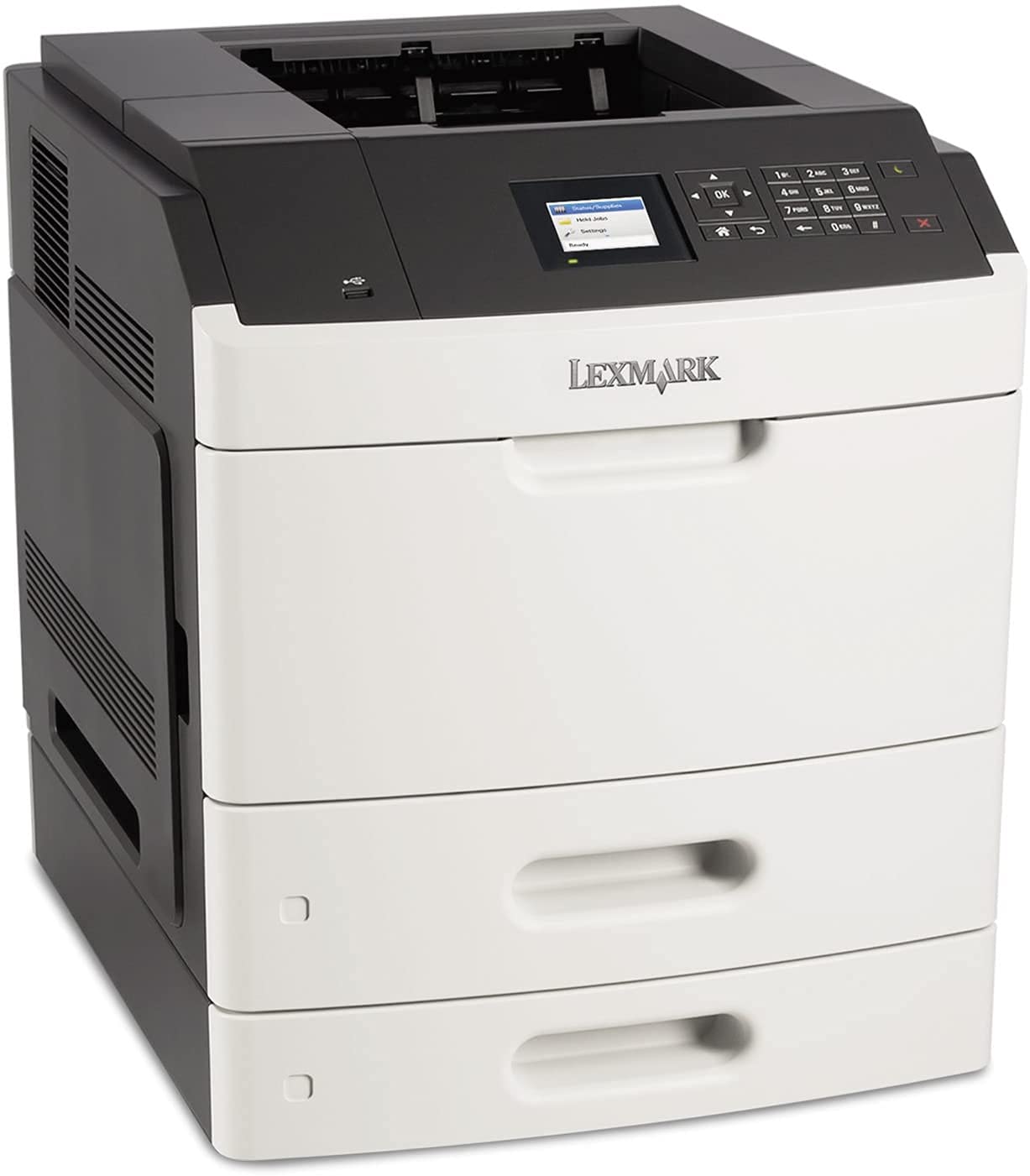 Lexmark MS811dtn High-Speed Monochrome Laser Printer - 63ppm, 1200dpi, Duplex Printing, Legal/A4 Paper Size - Ideal for Office & Legal Document Printing