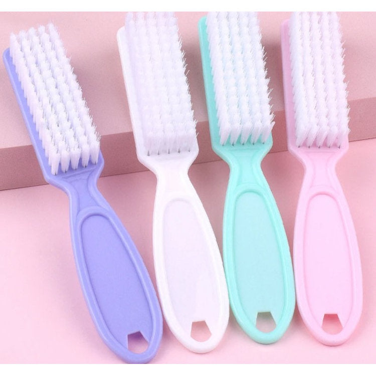 Professional Nail Scrub Brush Set - 6 Colors for Manicure & Pedicure - Exfoliating & Cleaning Nail Tools for Salon, Home Spa & DIY Nail Care