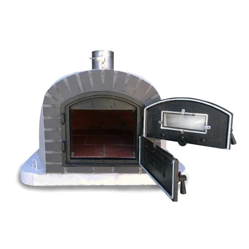 Lume Alto Premium Brick Pizza Oven - Outdoor Wood Fired Pizza Maker for Backyard, Patio & Garden | Perfect for Homemade Pizza, Bread & Baking