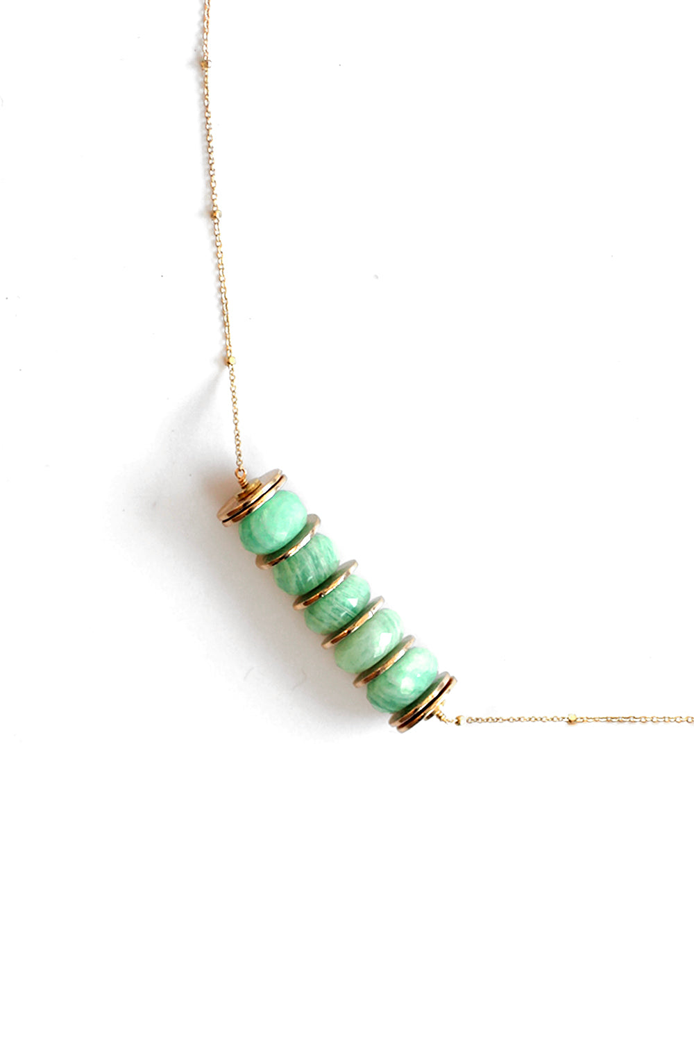 Natural Amazonite Stone Beads for Jewelry Making - Healing Crystal for Stress Relief & Balance - Perfect for Necklaces, Bracelets & DIY Crafts