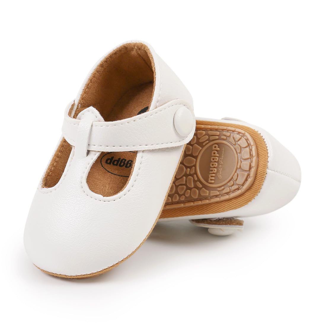 Baby Girl Soft Sole Mary Jane Shoes - Infant Toddler Walking Flat Shoes for Prewalkers & Weddings | Crib Shoes for Newborns & Special Occasions