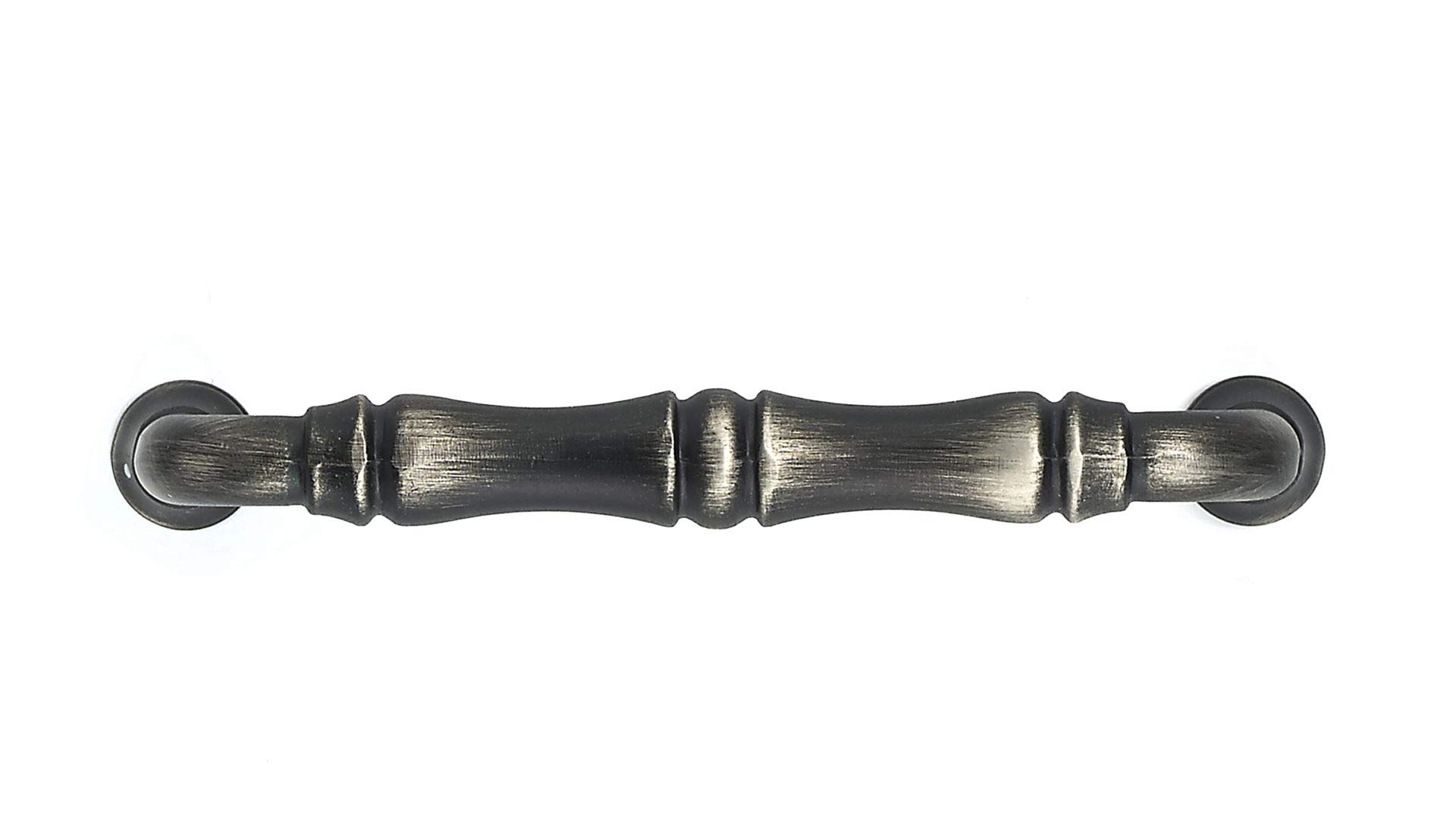 Antique Nickel Cabinet Drawer Pull Handle - 3 Inch (76mm) Center-to-Center - Boucherville Collection by Richelieu Hardware BP74076143 - Perfect for Kitchen Cabinets, Bathroom Vanities & Furniture Drawers - Classic Traditional Home Decor Upgrade