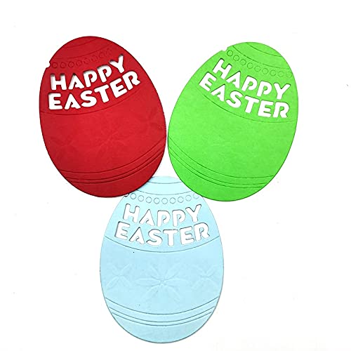Easter Egg Hollow Cutting Dies - Metal Scrapbooking Stencils for DIY Embossing, Photo Albums, Greeting Cards & Paper Crafts - Perfect for Easter Decorations, Scrapbooking Projects & Handmade Card Making