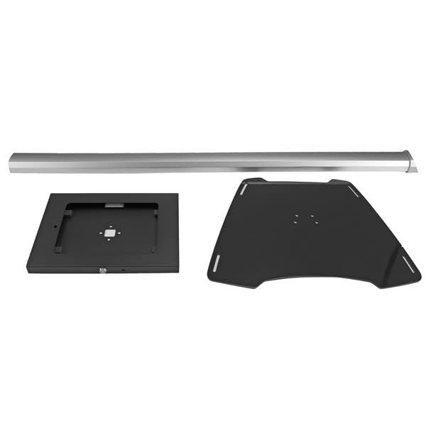 Secure Tablet Floor Stand with Anti-Theft Lock - Heavy Duty Metal Mount for 9.7