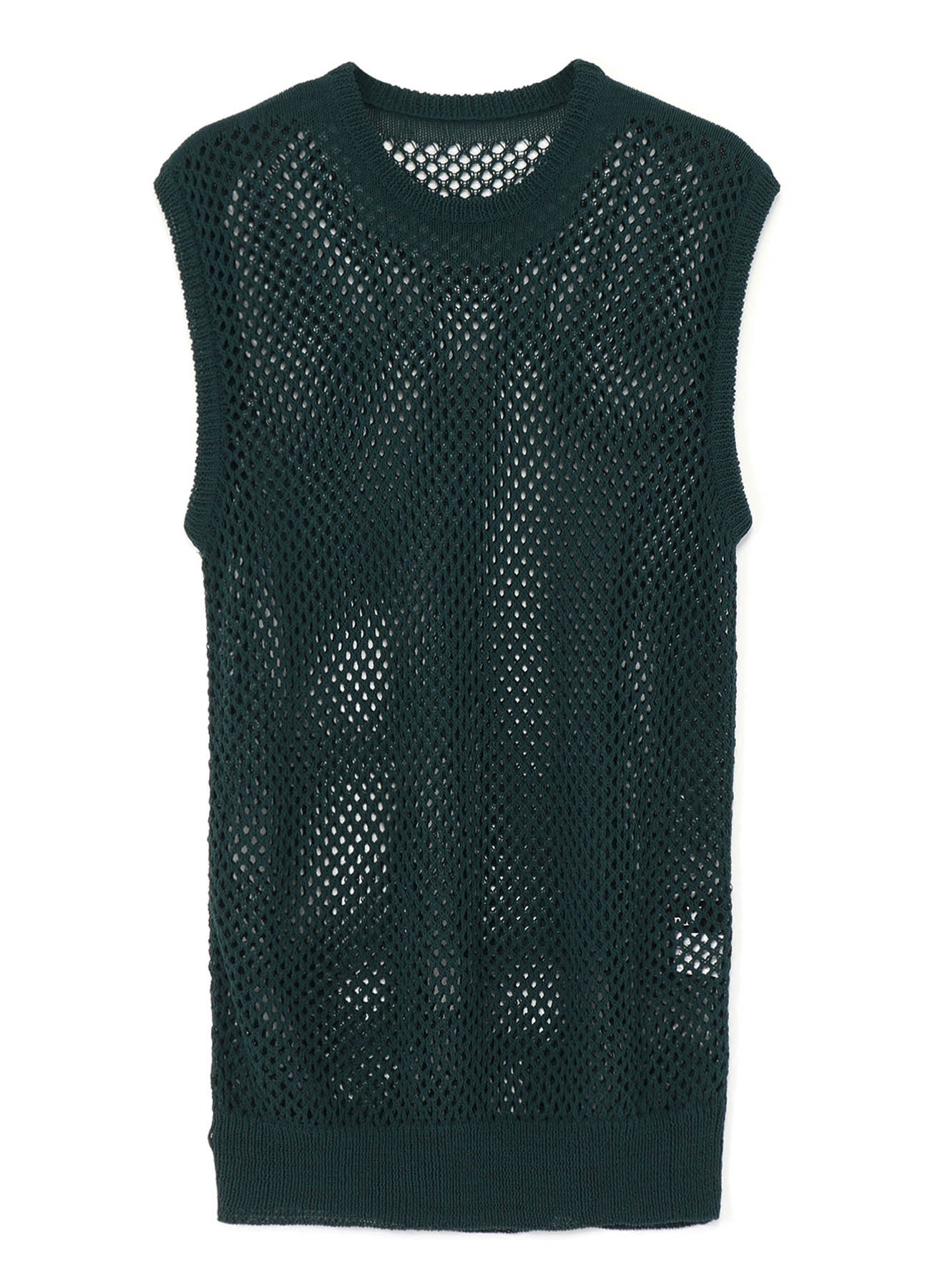 Breathable Cotton Nylon Mesh Knitted Vest for Men & Women - Lightweight Summer Outdoor Hiking & Running Activewear