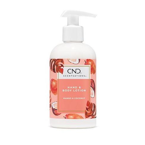 CND Scentsation Mango & Coconut Lotion 8.3 fl oz | Hydrating Body Moisturizer for Dry Skin | Perfect for Summer, Beach & Vacation Use