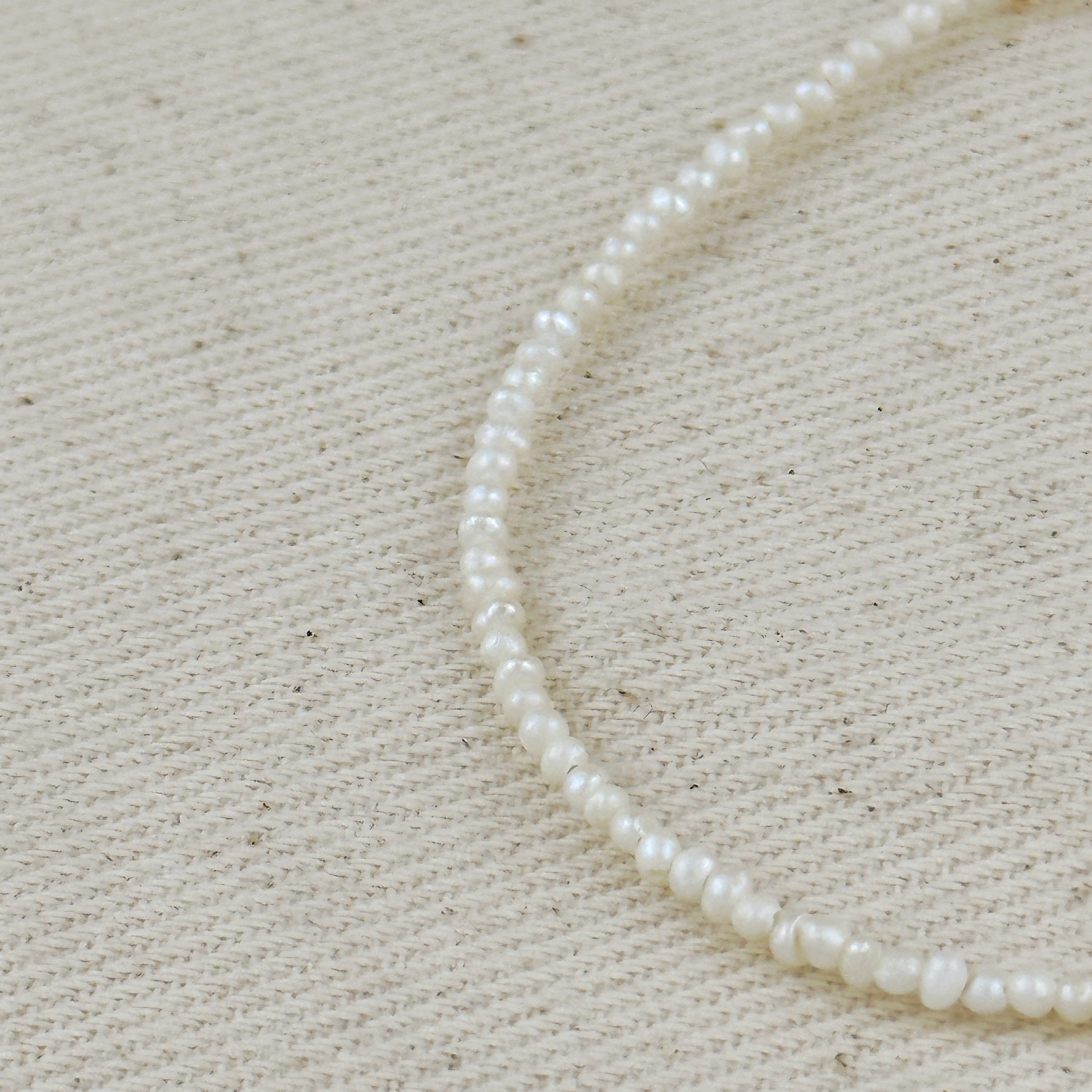 9K Gold Micro Freshwater Pearl Bracelet for Women - Elegant & Dainty Jewelry Gift for Birthday, Anniversary, Wedding & Special Occasions