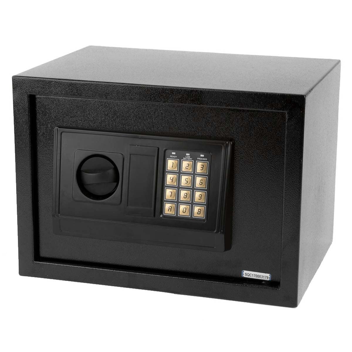 Digital Steel Safe Box with Keypad - Electronic Security Safe for Home, Office & Travel - Compact & Durable Money Lock Box for Cash, Jewelry & Valuables | Perfect for Business Security & Personal Use