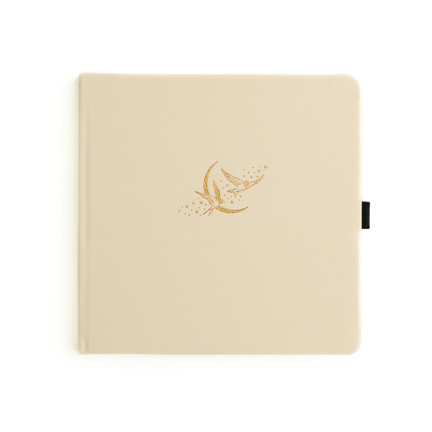 Archer and Olive 8x8 Dot Grid Notebook with Swallows Design - Perfect for Bullet Journaling, Sketching & Note Taking