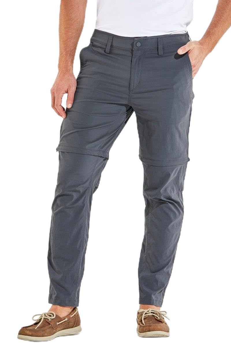 Coolibar UPF 50+ Men's Miller Convertible Sun Protective Pants - Lightweight Quick-Dry Hiking & Outdoor Travel Pants for Sun Protection
