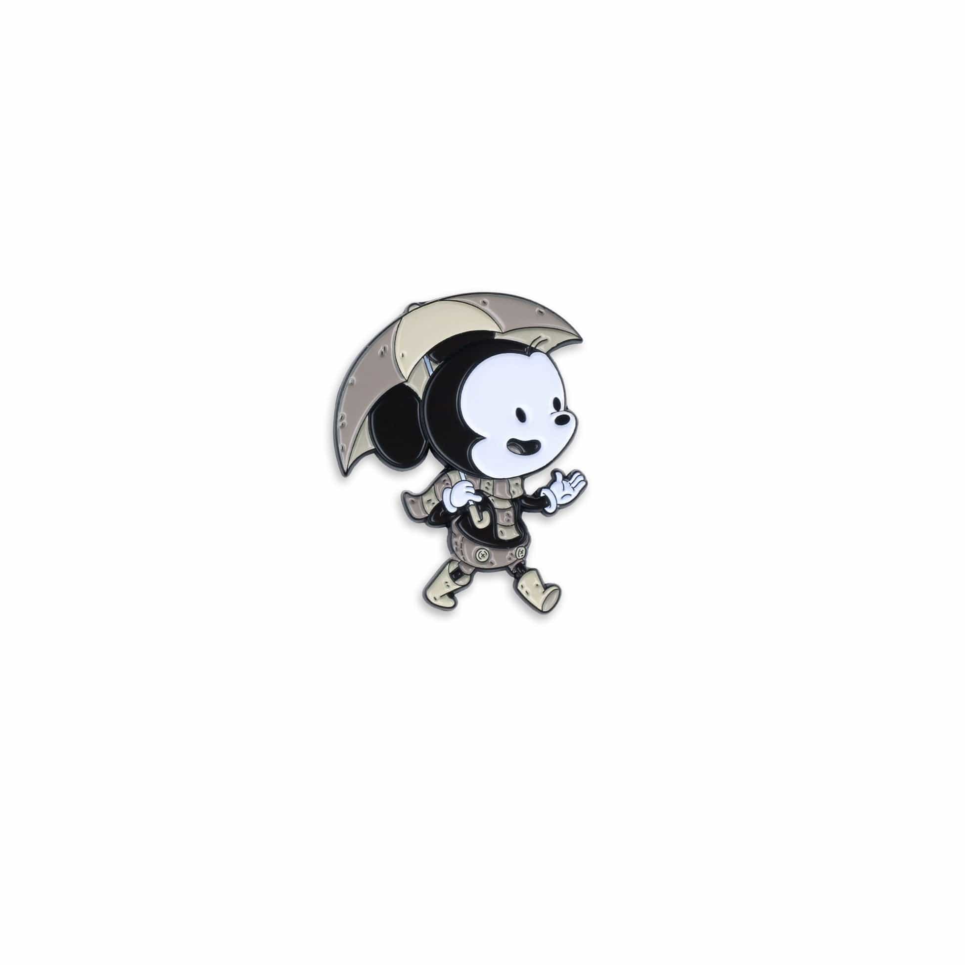 Disney Mickey Mouse Silver Screen Enamel Pin - Collectible Lapel Pin for Disney Fans, Gifts & Fashion Accessories
