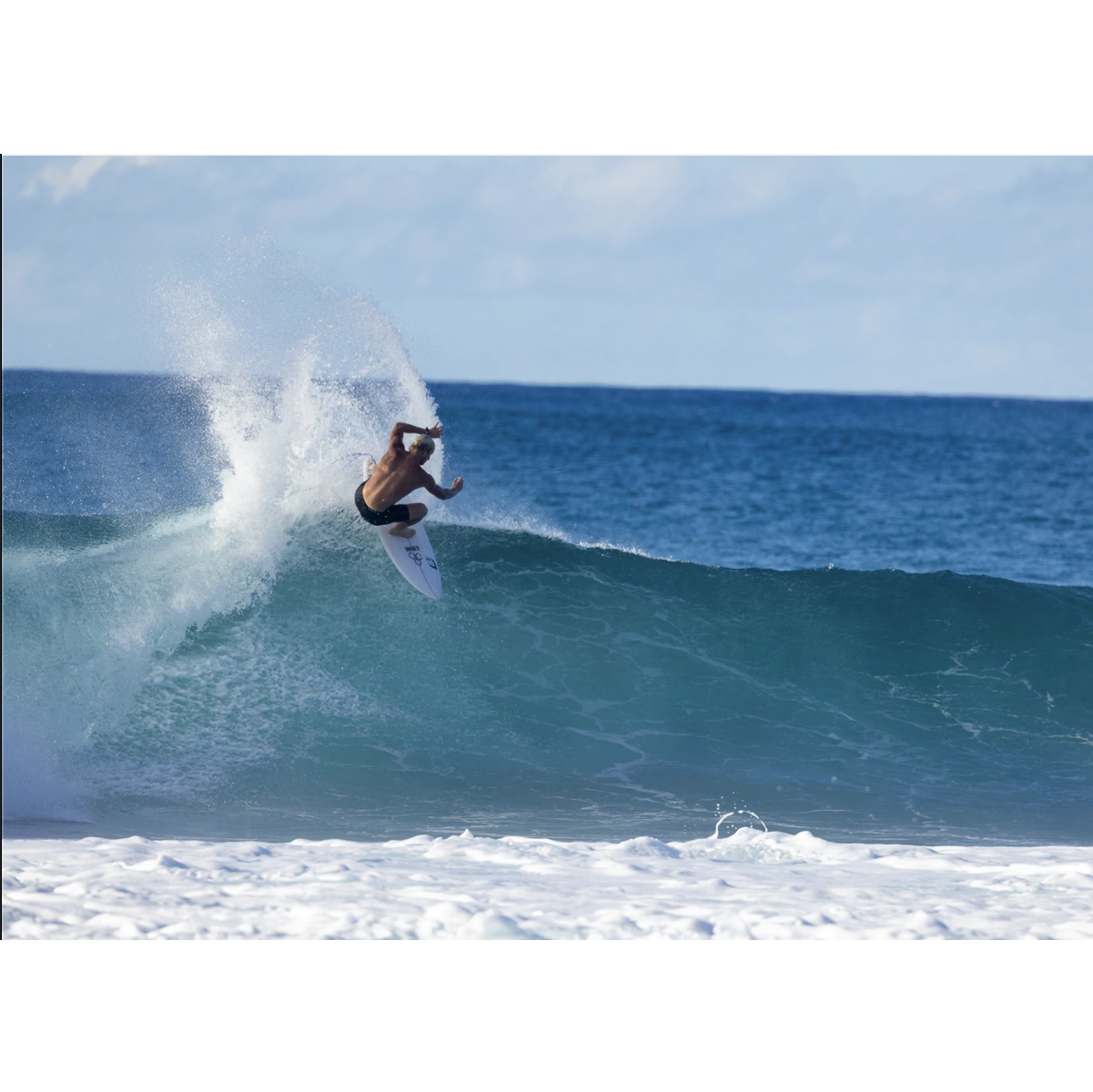 Channel Islands Happy Everyday 6'3 Surfboard with 3 Fin Future Fins - Perfect for Small to Medium Waves and Everyday Surfing