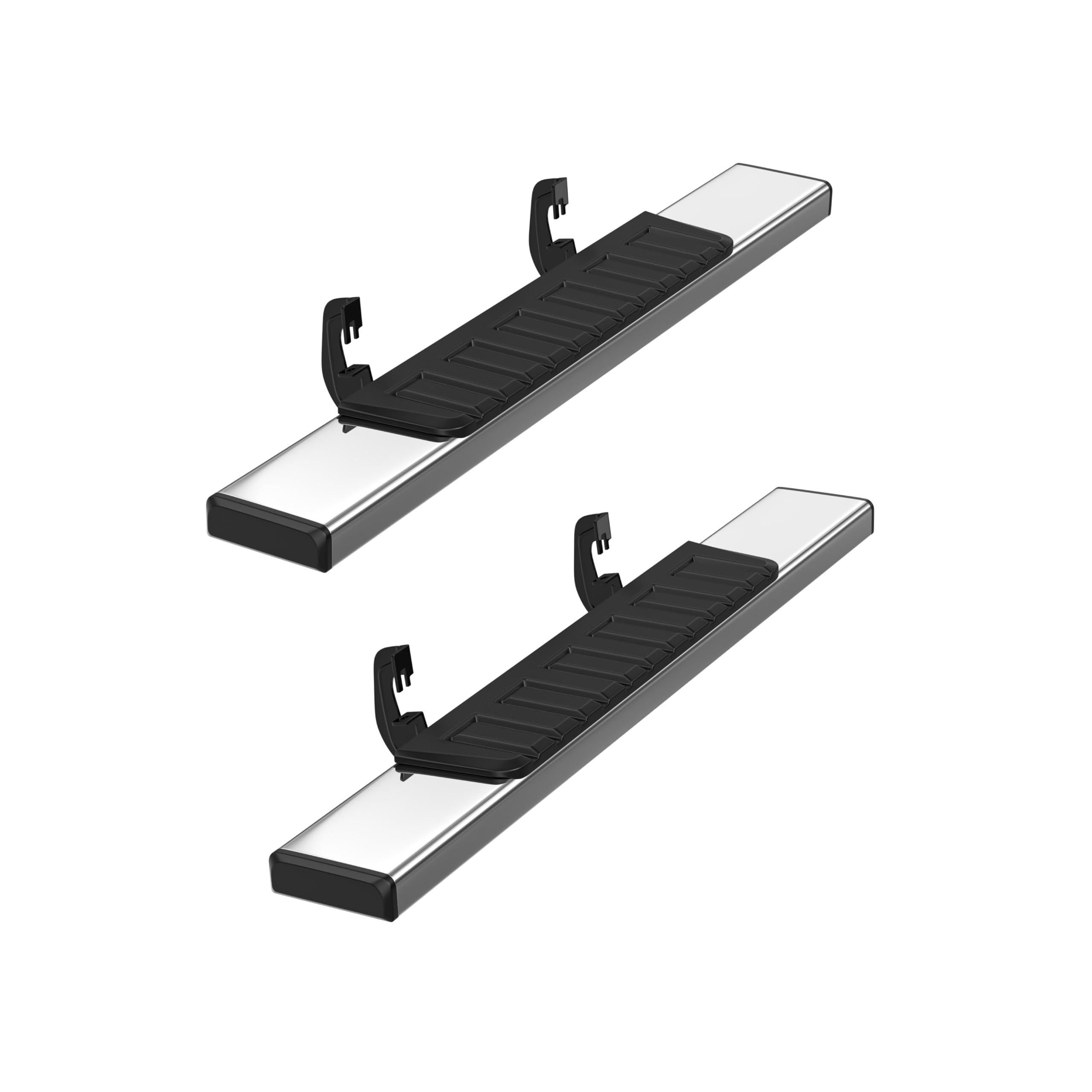 6 Inch Running Boards & Side Steps for 2007-2018 Chevy Silverado/GMC Sierra 1500 | 2007-2019 Silverado/Sierra 2500HD 3500HD Regular Cab (Gas Engine Only) | Heavy Duty Truck Accessories for Off-Road & Daily Driving