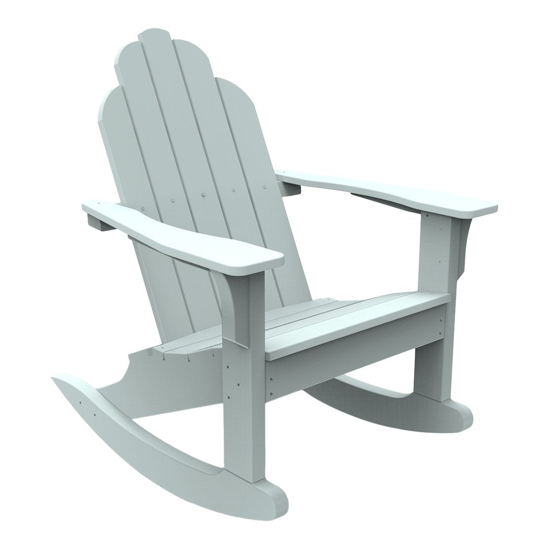 Adirondack Classic Rocker Chair - Comfortable Wooden Rocking Chair for Patio, Garden & Porch - Perfect for Relaxing Outdoors