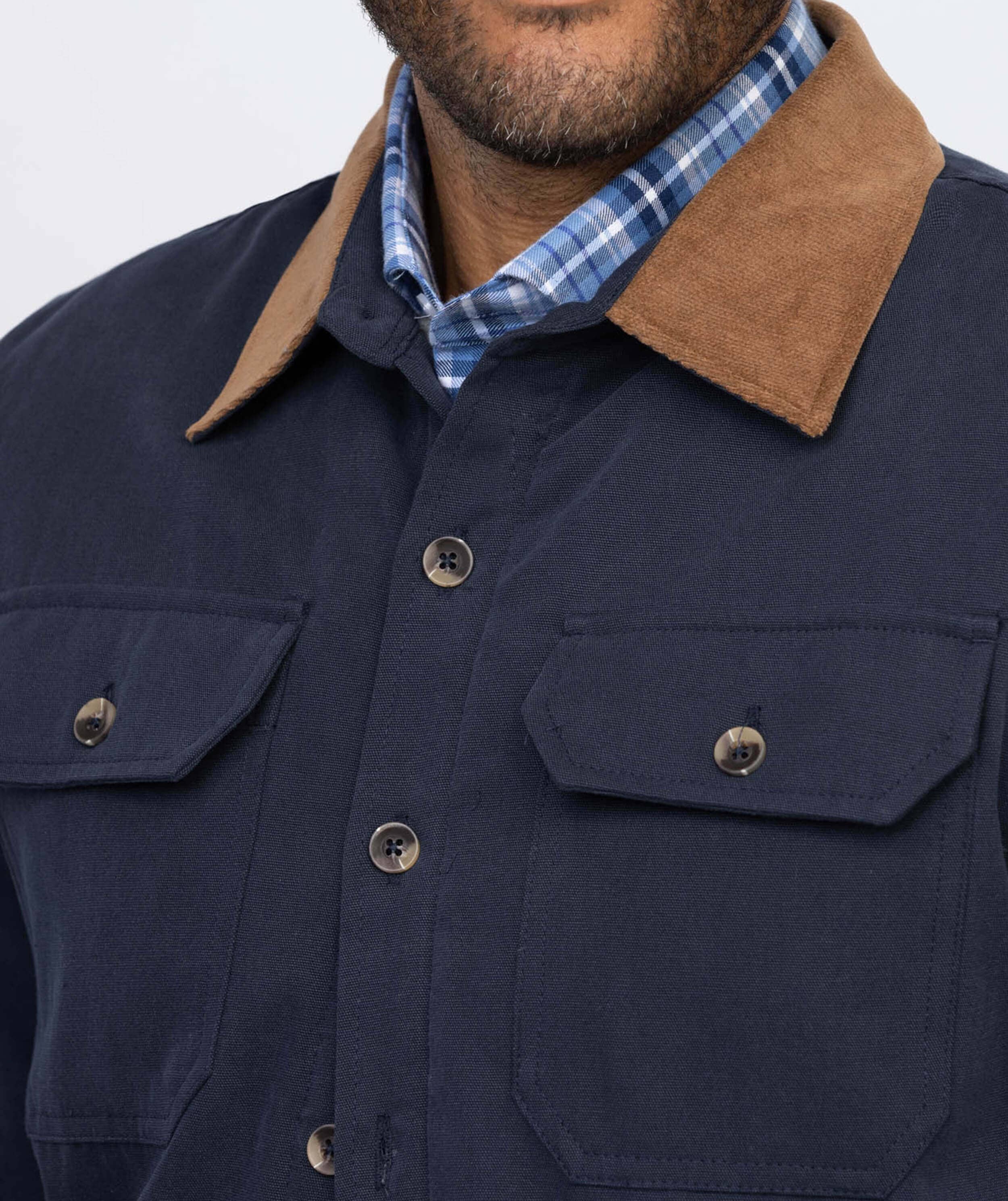 Weston Work Jacket for Men - Durable Heavy Duty Utility Jacket with Multiple Pockets - Perfect for Construction, Outdoor Work & Hiking