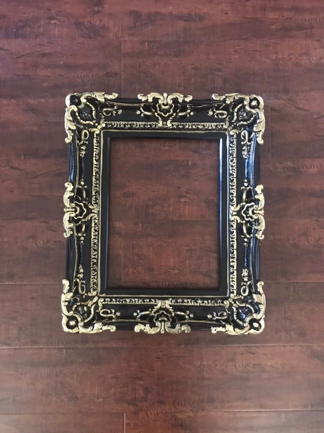 16x20 Large Black Picture Frame - Baroque Style Photo Frame for Wedding, Home Decor, Wall Art - Elegant Colonial Design for Living Room, Bedroom & Office Display