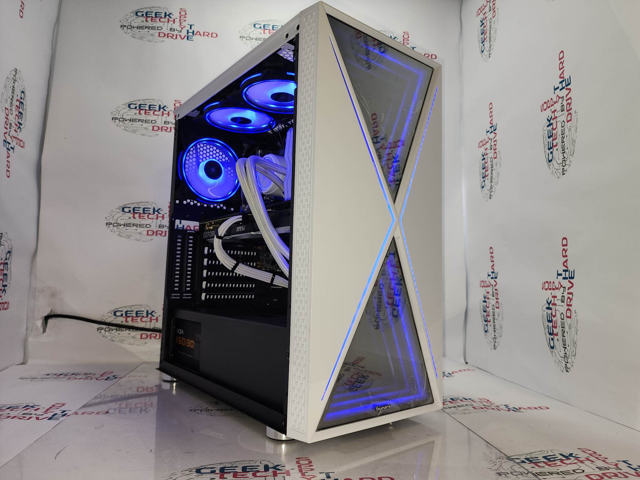 High-Performance Pinnacle Gaming PC Desktop - Intel i7 Processor, NVIDIA RTX 3060 Ti GPU, 500GB/1TB/2TB SSD, 8GB/16GB/32GB RAM, Blackwidow White H6 Case - Ultimate Gaming & Streaming Setup for Esports & Content Creation