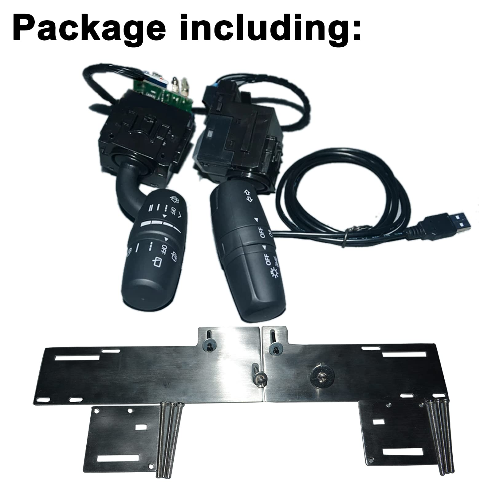 Upgraded Simulator Steering Wheel Turn Signal & Wiper Switch for Thrustmaster T300RS - Enhanced Compatibility & Performance | Perfect for Racing Games & Flight Simulation