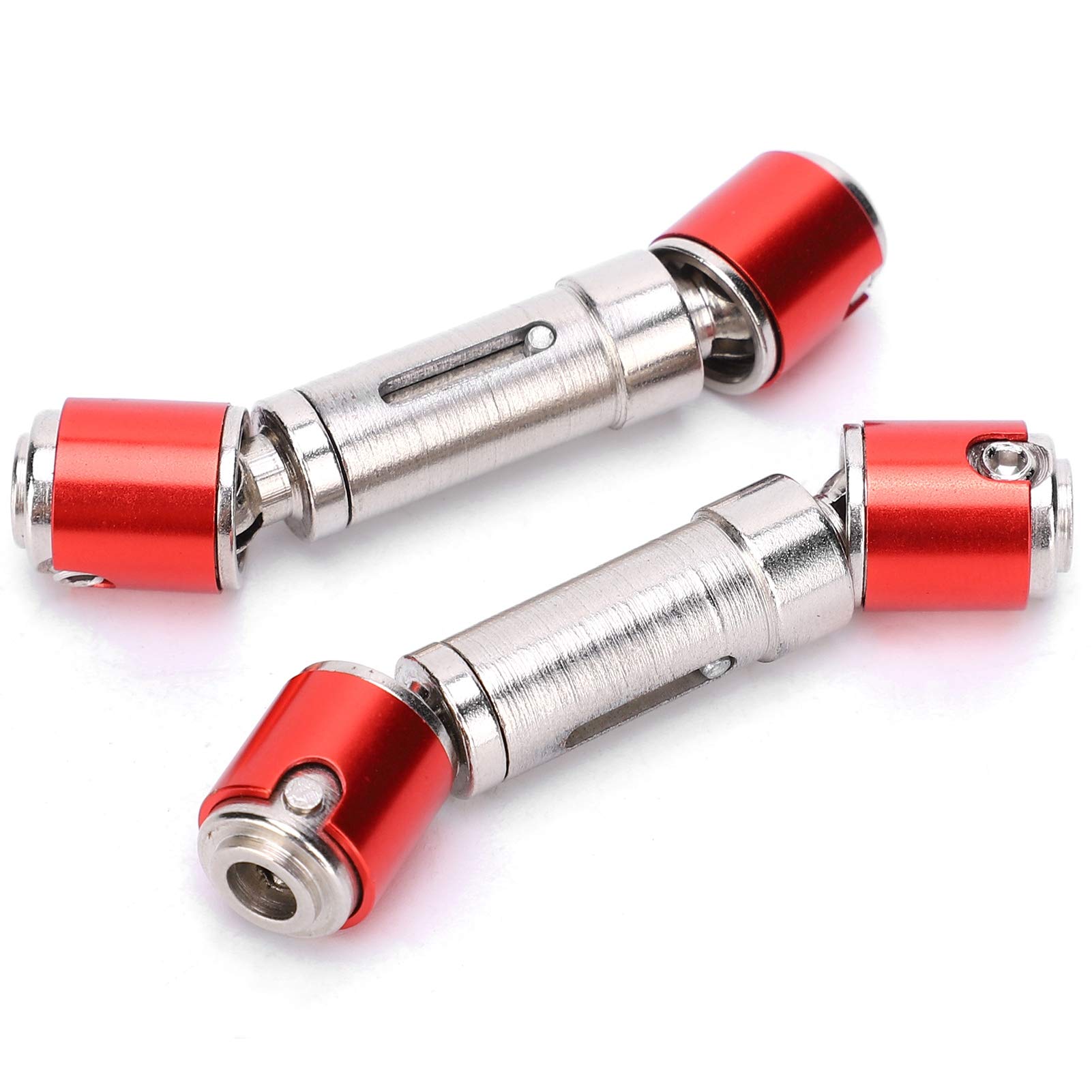 VGEBY 62mm Stainless Steel Drive Shaft for SCX10 1/10 RC Crawler Car - Durable Replacement Part for Off-Road RC Model Cars - Perfect for Rock Crawling, Trail Adventures & RC Car Upgrades