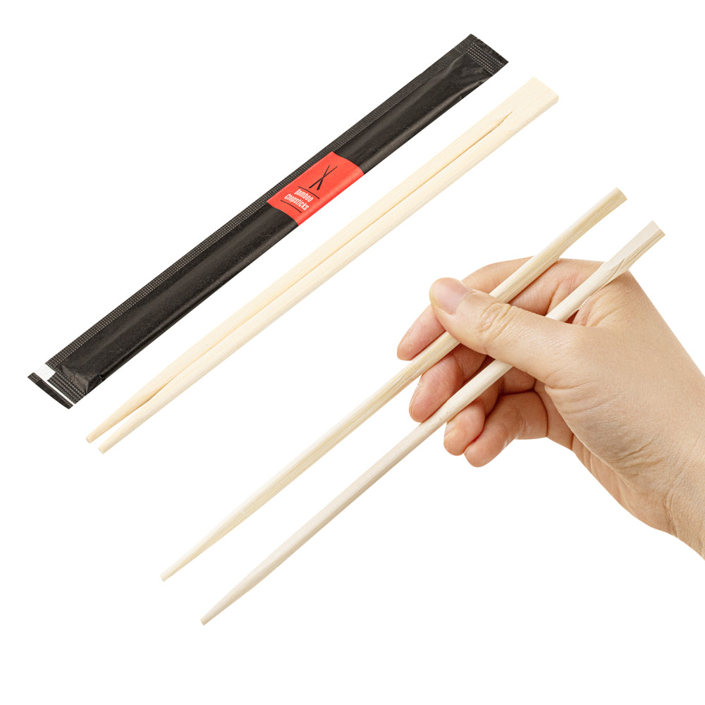 Natural Bamboo Twin Chopsticks - Eco-Friendly, Durable & Reusable - 8.25 Inch - 1000 Count Bulk Box - Perfect for Restaurants, Catering & Asian Cuisine