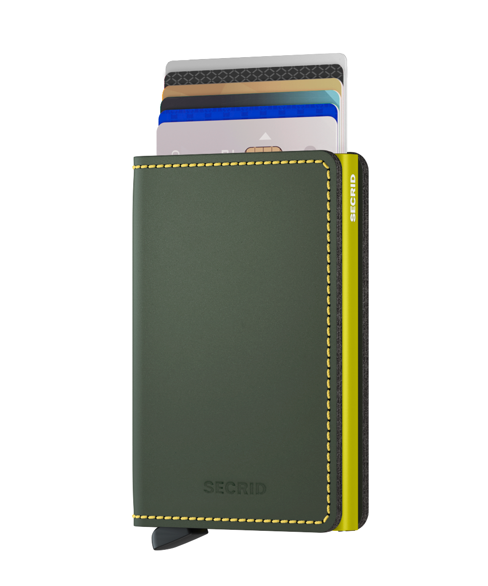 SECRID Slimwallet Matte - RFID Blocking Minimalist Wallet for Men & Women | Ultra-Thin & Durable | Perfect for Travel, Business & Everyday Use