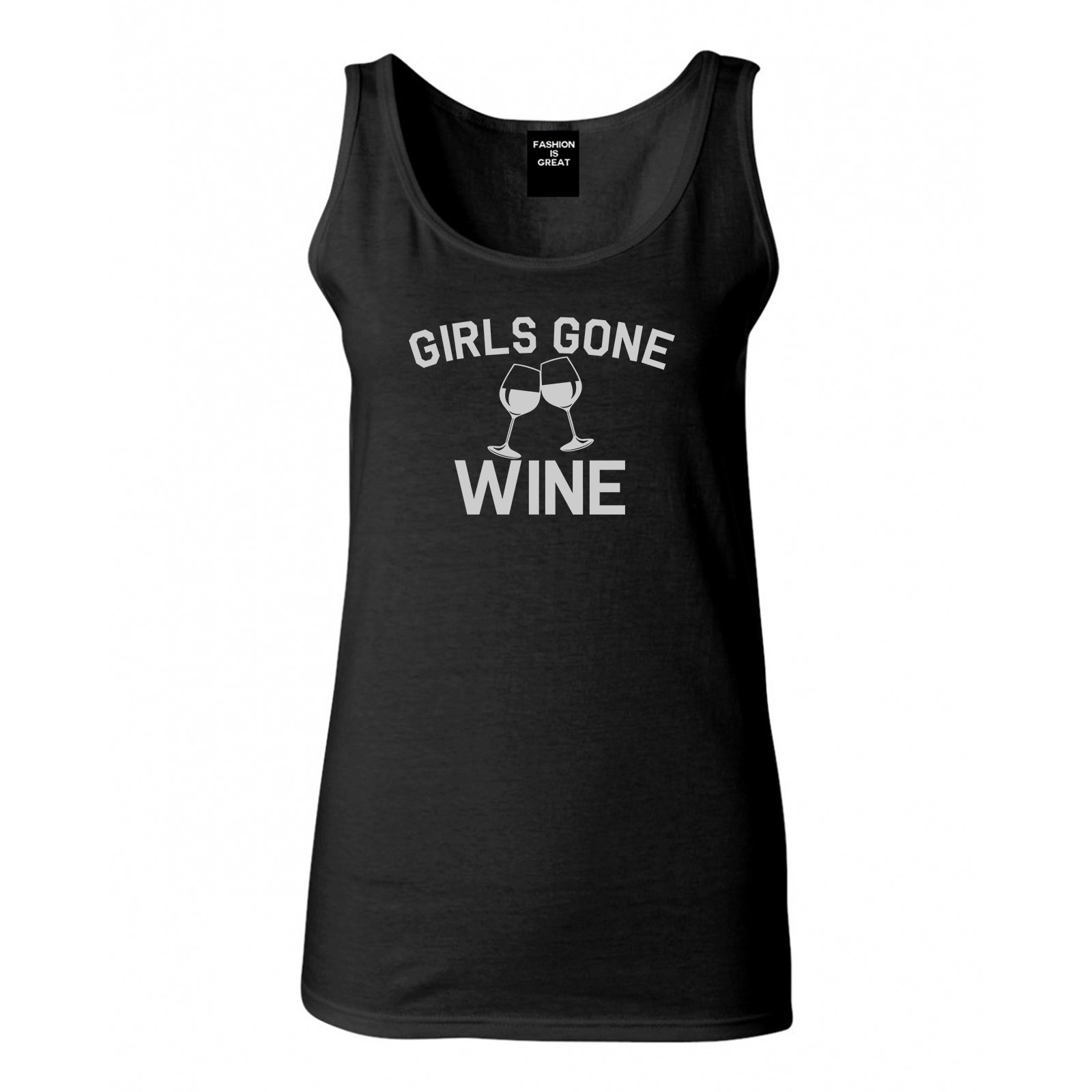 Funny Bachelorette Party Tank Top for Women - Girls Gone Wine Humor - Perfect for Bachelorette Parties, Girls' Night Out & Wine Tasting Events