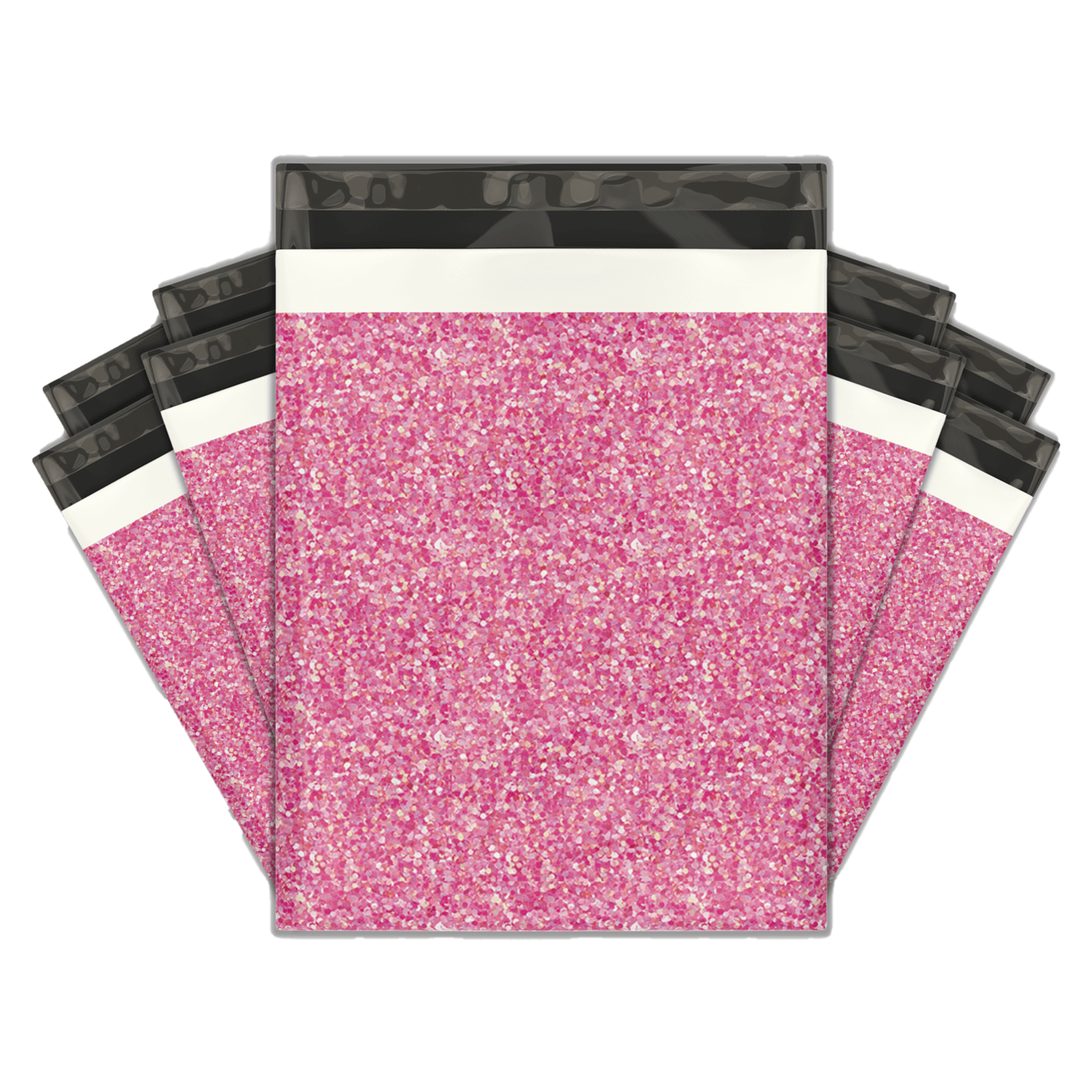 10x13 Inch Pink Confetti Printed Poly Mailers - Premium Shipping Envelopes for Ecommerce, Boutique & Subscription Boxes - Waterproof Mailing Bags for Clothing, Jewelry & Small Business Packaging