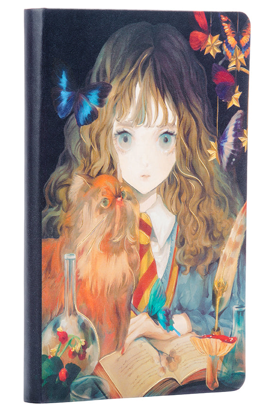Harry Potter Hermione Granger Journal with Ribbon Charm - Perfect for Wizarding World Fans, Collectors & Journaling Enthusiasts - Great Gift for Birthday, Christmas & Back to School