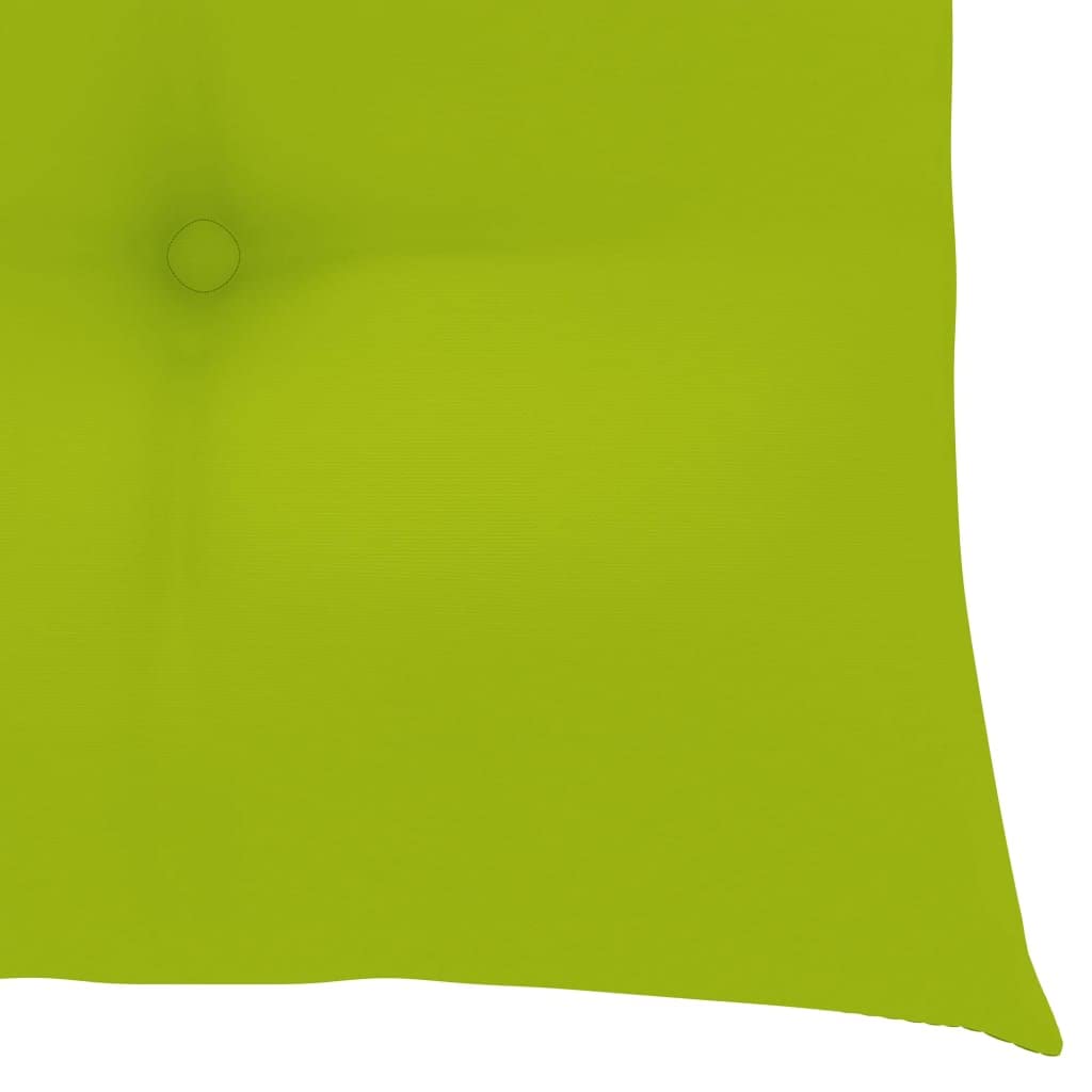 Premium 2-Piece Bright Green Settee Cushions (15.7