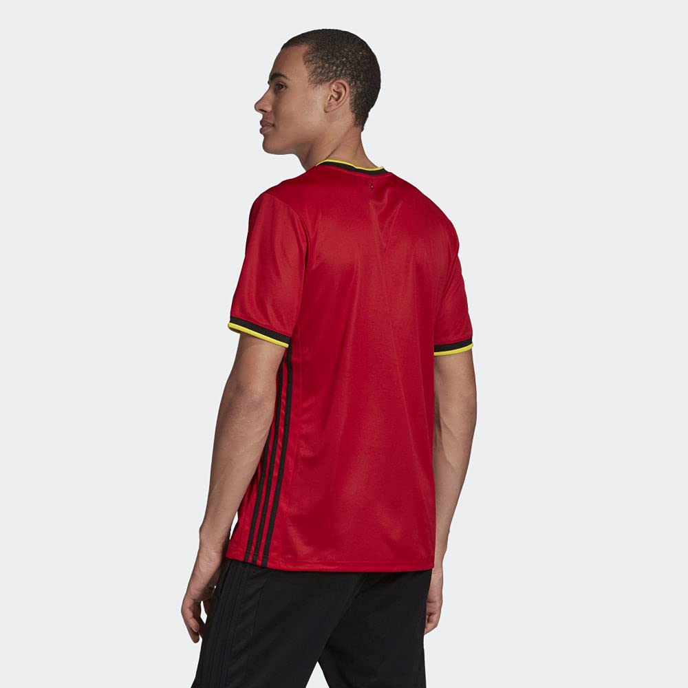 Adidas Men's Belgium Home Soccer Jersey 2023 - Authentic Football Shirt for Fans & Players - Perfect for Matchdays, Training & Casual Wear