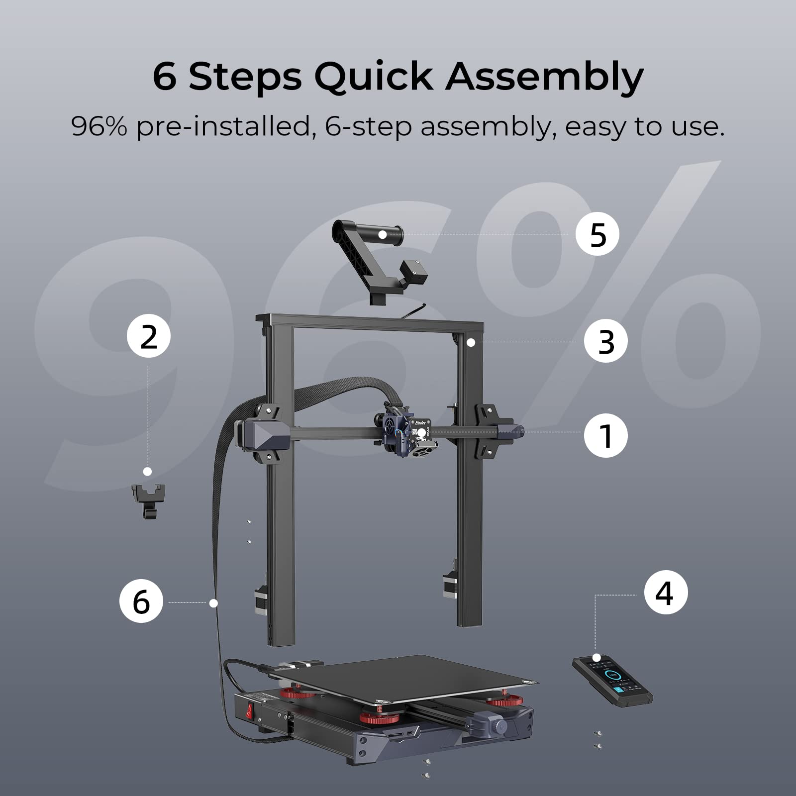 Creality Ender 3 S1 Plus 3D Printer with CR Touch Auto-Leveling | Sprite Direct Extruder & Dual Z-Axis | Large Build Volume 11.8x11.8x11.8in | Perfect for Home DIY, Prototyping & Hobby Projects