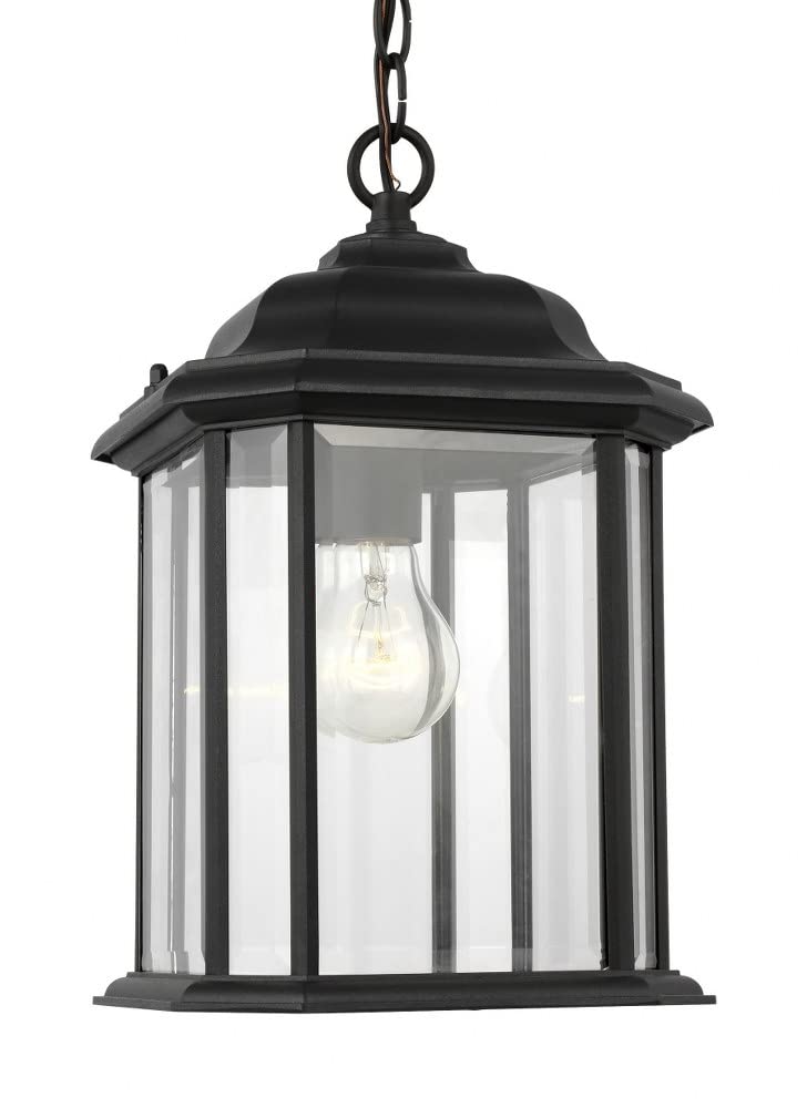 Generation Lighting 60031-12 Modern Outdoor Pendant Light - Weatherproof Hanging Fixture for Porch, Patio & Garden Decor