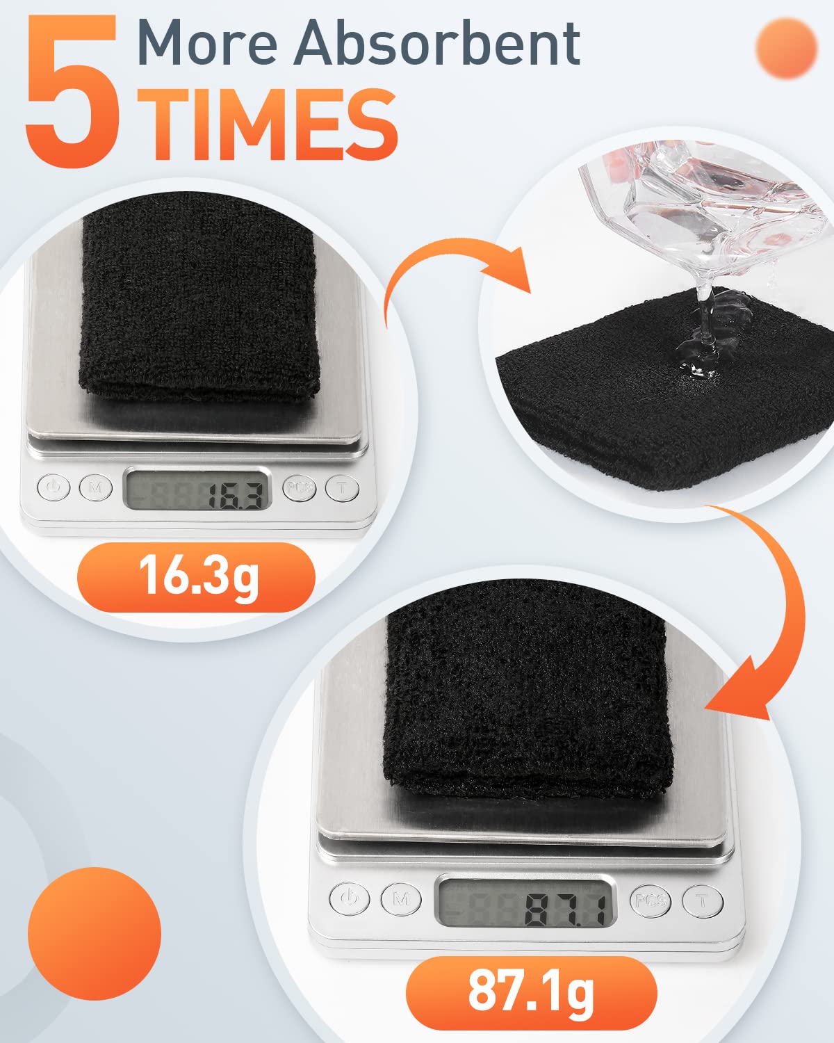 Tanluhu Terry Cloth Sweatbands - Breathable Cotton Sports Headbands for Men & Women - Perfect for Workouts, Running, Tennis, Basketball & Outdoor Activities | Stay Cool During Exercise & Sports